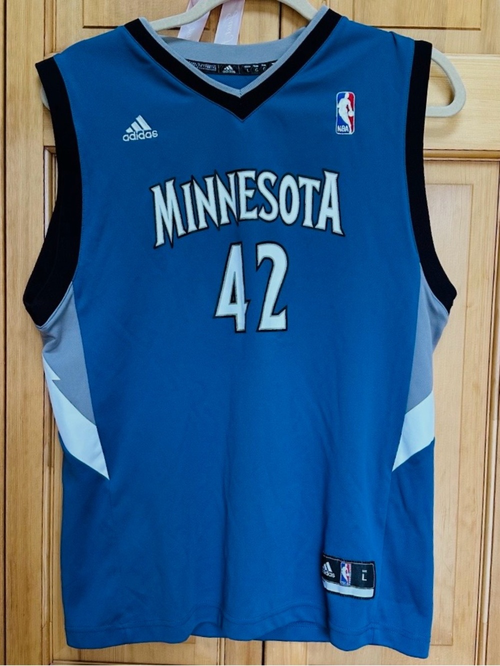 Adidas Kevin Love Timberwolves #42 Jersey Youth L Blue #38